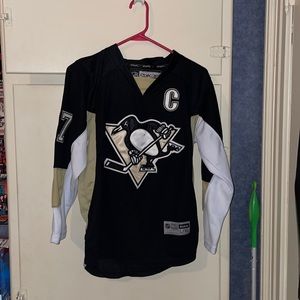 Sidney Crosby child size L/XL authentic jersey.